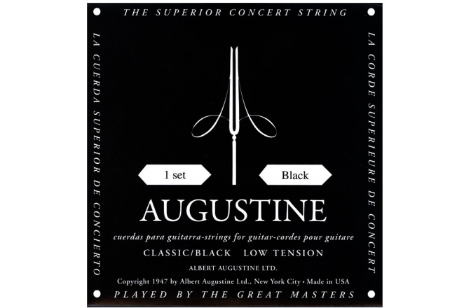 Corzi chitara clasică Augustine Classic Black Low