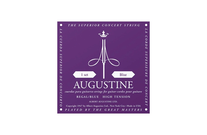 Corzi chitară clasică Augustine Regal Blue High Tension