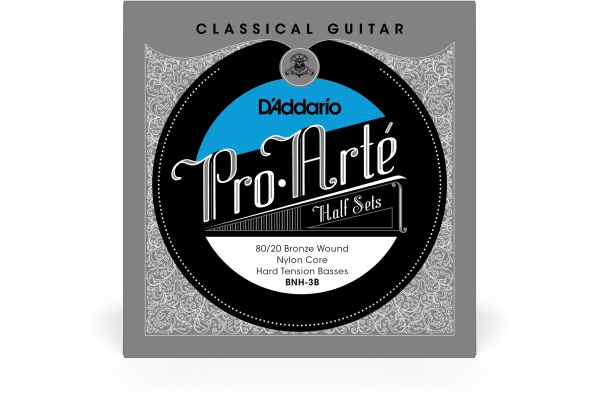 BNH-3B Pro-Arte 80/20 Bronze on Nylon Core Half Set Hard Tension