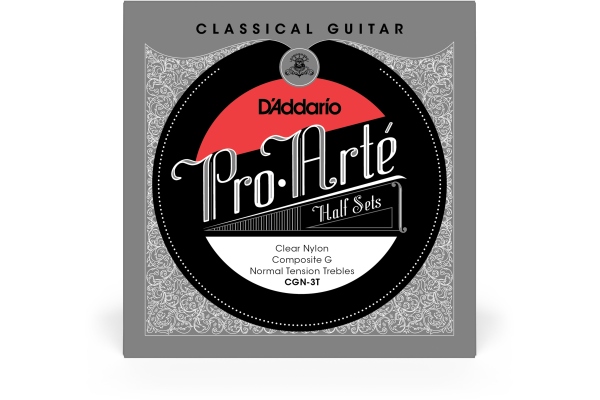 CGN-3T Pro-Arte Clear Nylon w/ Composite G Half Set Normal Tension