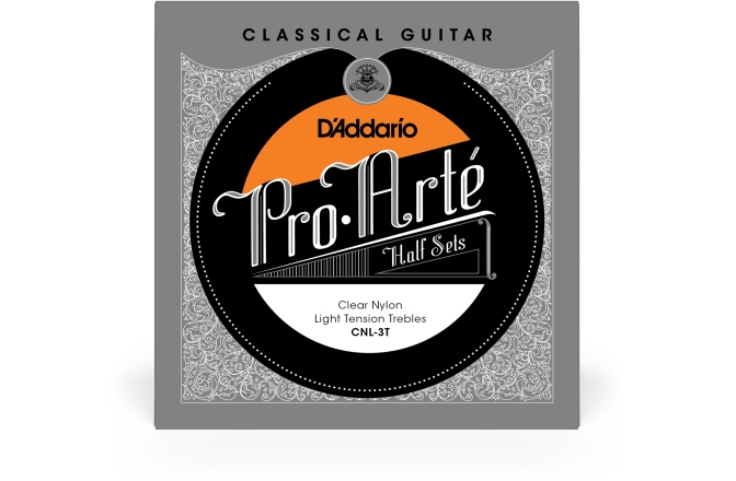 Corzi chitară clasică Daddario CNL-3T Pro-Arte Clear Half Set Light Tension