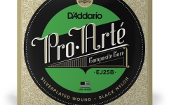 Corzi chitară clasică Daddario EJ25B Pro-Arte Black Nylon Composite Flamenco 