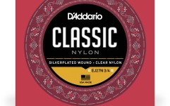 Corzi chitară clasică Daddario EJ27N 3/4 Student Nylon Fractional Normal Tension