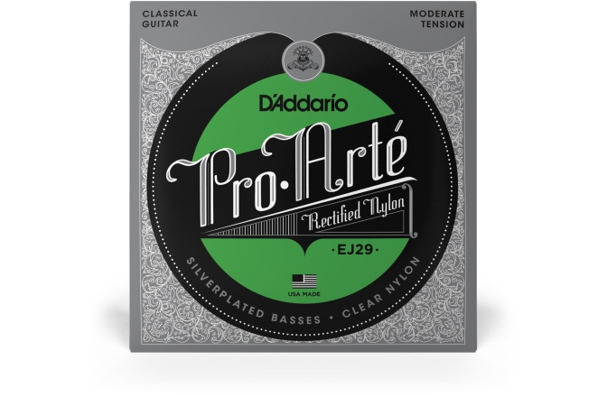 Corzi chitară clasică Daddario EJ29 Classics Rectified Moderate Tension