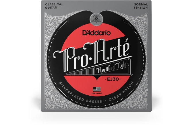 Corzi chitară clasică Daddario EJ30 Classics Rectified Normal Tension