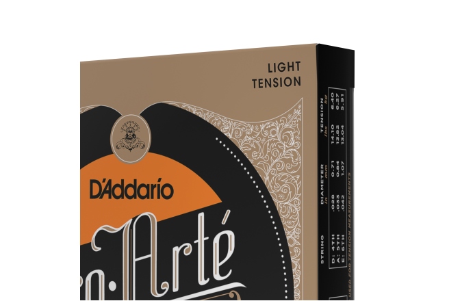 Corzi chitară clasică Daddario EJ43 Pro-Arte Nylon Light Tension 3 Sets