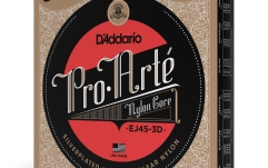 Corzi chitară clasică Daddario EJ45-3D Pro-Arte Nylon Normal Tension 3 Sets
