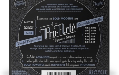 Corzi chitară clasică Daddario EJ45TT ProArte DynaCore Titanium Trebles Normal Tension 3 Sets
