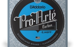Corzi chitară clasică Daddario EJ46FF Pro-Arté Carbon Dynacore Basses Hard Tension