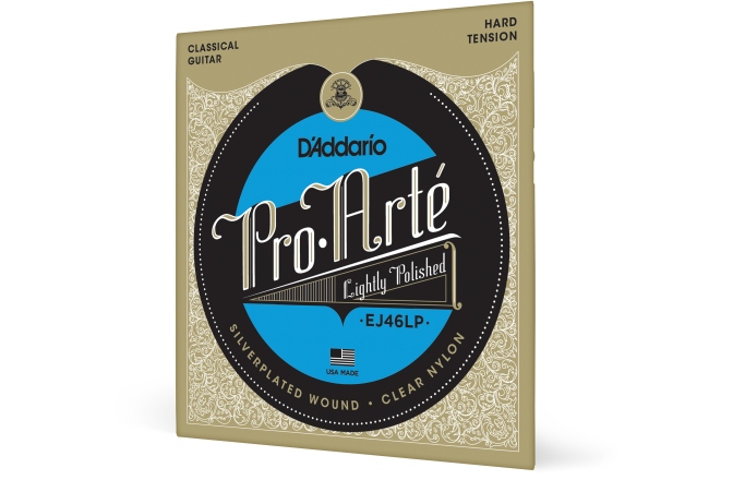 Corzi chitară clasică Daddario EJ46LP Pro-Arte Composite Hard Tension