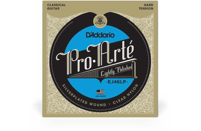 Corzi chitară clasică Daddario EJ46LP Pro-Arte Composite Hard Tension