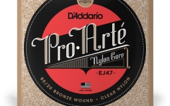 Corzi chitară clasică Daddario EJ47 80/20 Bronze Pro-Arte Nylon Normal Tension