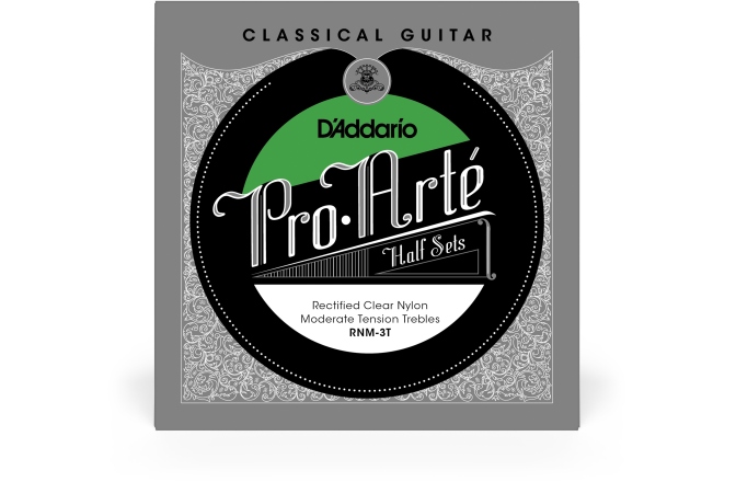 Corzi chitară clasică Daddario RNM-3T Pro-Arte Rectified Half Set Moderate Tension