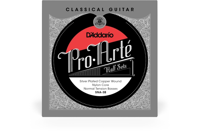 Corzi chitară clasică Daddario SNA-3B Pro-Arte SPC Nylon Core Half Set Alto Tension