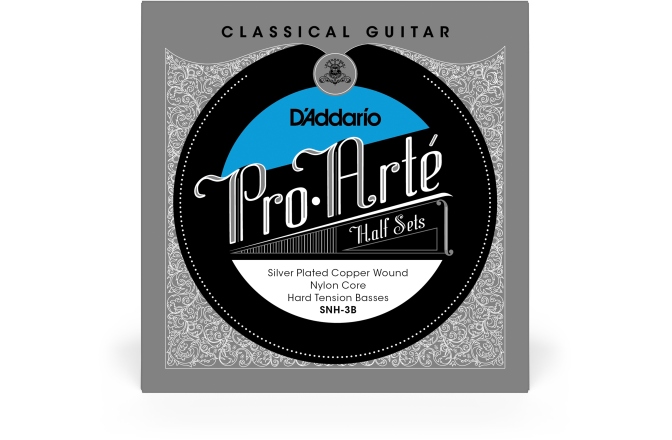 Corzi chitară clasică Daddario SNH-3B Pro-Arte SPC Half Set Hard Tension