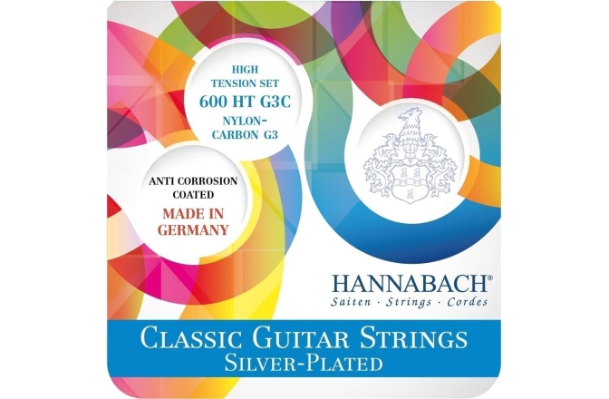 Corzi chitară clasică Hannabach 600HT G3C  G3 CARBON Set