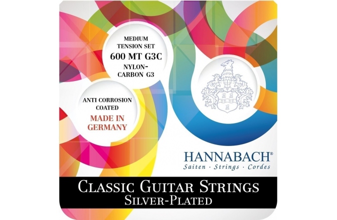 Corzi chitară clasică Hannabach Corzi chitara clasica 600 G3C  G3 CARBON Set