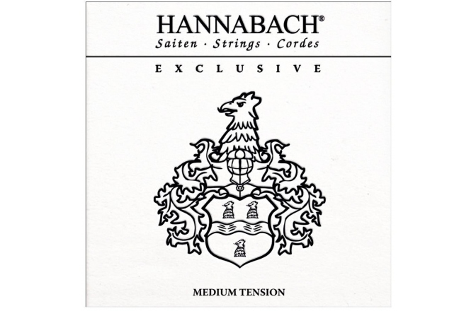 Corzi chitară clasică Hannabach Corzi chitara clasica Exclusive Serie Medium Tension Set de 3 bass