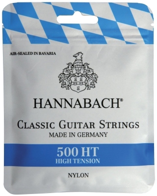 Hannabach Corzi chitara clasica Serie 500 High Tension Set high