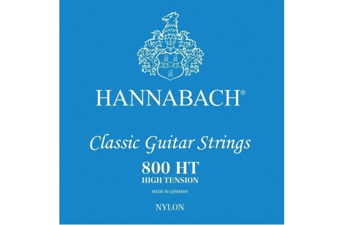 Corzi chitară clasică Hannabach Corzi chitara clasica Serie 800 High tension Argintat A5w