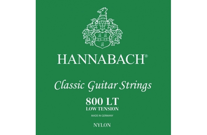 Corzi chitară clasică Hannabach Corzi chitara clasica Serie 800 Low tension Argintat D4w