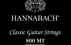 Corzi chitară clasică Hannabach Corzi chitara clasica Serie 800 Medium tension Argintat A5w