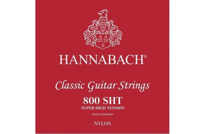 Corzi chitară clasică Hannabach Corzi chitara clasica Serie 800 Super high tension Argintat E1