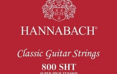 Corzi chitară clasică Hannabach Corzi chitara clasica Serie 800 Super high tension Argintat Set 3 treble