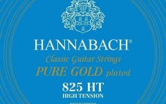 Corzi chitară clasică Hannabach Corzi chitara clasica Serie 825 High tension Placare speciala cu aur G3