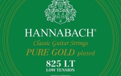 Corzi chitară clasică Hannabach Corzi chitara clasica Serie 825 Low tension Placare speciala cu aur 3er Bass low