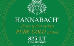 Corzi chitară clasică Hannabach Corzi chitara clasica Serie 825 Low tension Placare speciala cu aur G3