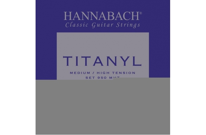 Corzi chitară clasică Hannabach Corzi chitara clasica Serie 950 Medium/High Tension Titanyl A5w