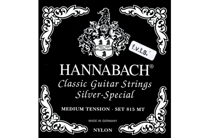 Corzi chitară clasică Hannabach Serie 815 F.V.T.S MT Silver Special Set 