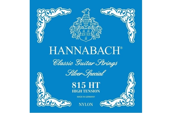 Corzi chitară clasică Hannabach Serie 815 HT Silver special H/B2