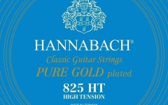Corzi chitară clasică Hannabach Serie 825 HT Placare cu aur Set 3 bass