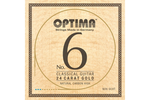 Corzi chitara clasica No. 6 24 Karat Gold Satz Carbon Gold high