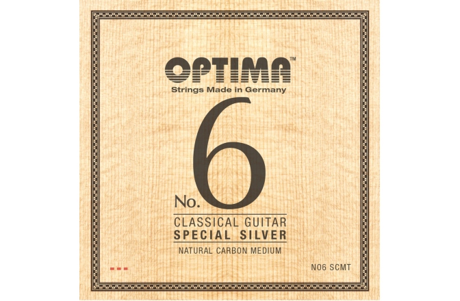 Corzi chitară clasică Optima Corzi chitara clasica No. 6 Special Silver Satz Carbon medium