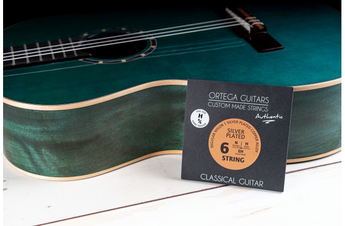 Corzi chitară clasică Ortega CMS "Authentic" for Classical Guitar - 4/4 Scale / Regular Nylon / Hard Tension .028/.044