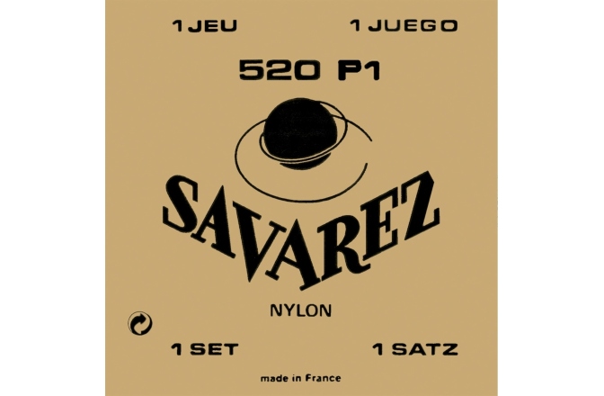 Classical guitar strings Savarez Concert 520 P1 Normal Treble