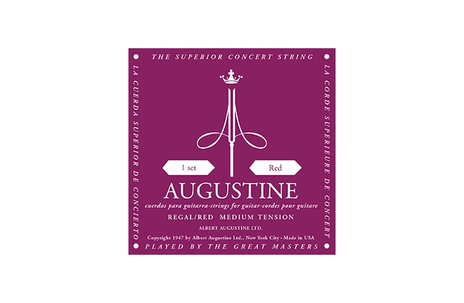 Corzi chitară clasică tensiune medie Augustine Regal Red Medium Tension
