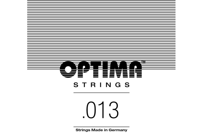 Corzi chitară electircă Optima  Chrome strings round wound H/B .013