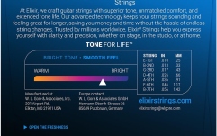 Corzi chitară electrică 7 corzi Elixir Nanoweb Electric 7- String Light 12057