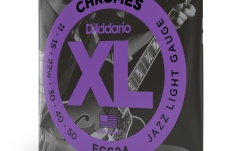 Corzi chitară electrică Daddario ECG24 Chromes Flat Wound Jazz Light 11-50