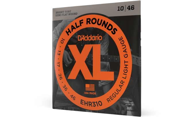 Corzi chitară electrică Daddario EHR310 Half Round Regular Light 10-46