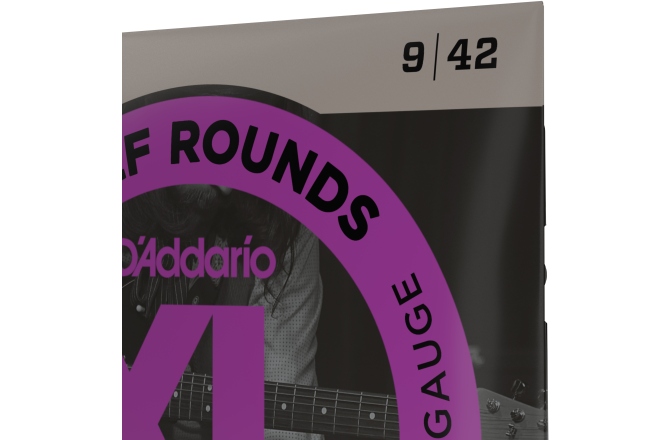 Corzi chitară electrică Daddario EHR320 Half Round Super Light 9-42