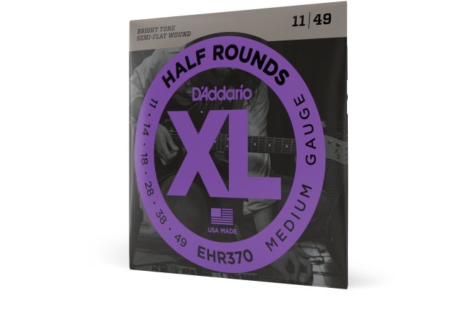 Corzi chitară electrică Daddario EHR370 Half Round Medium 11-49