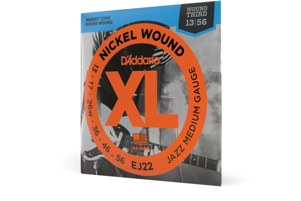 EJ22 Nickel Wound Jazz Medium 13-56 EJ22 Nickel Wound Jazz Medium 13-56