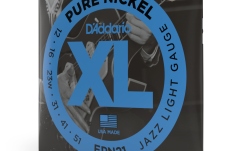 Corzi chitară electrică Daddario EPN21 Pure Nickel Jazz Light 12-52