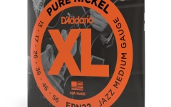 Corzi chitară electrică Daddario EPN22 Pure Nickel Jazz Medium 13-56