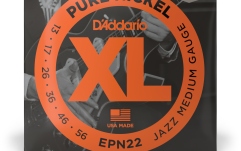 Corzi chitară electrică Daddario EPN22 Pure Nickel Jazz Medium 13-56